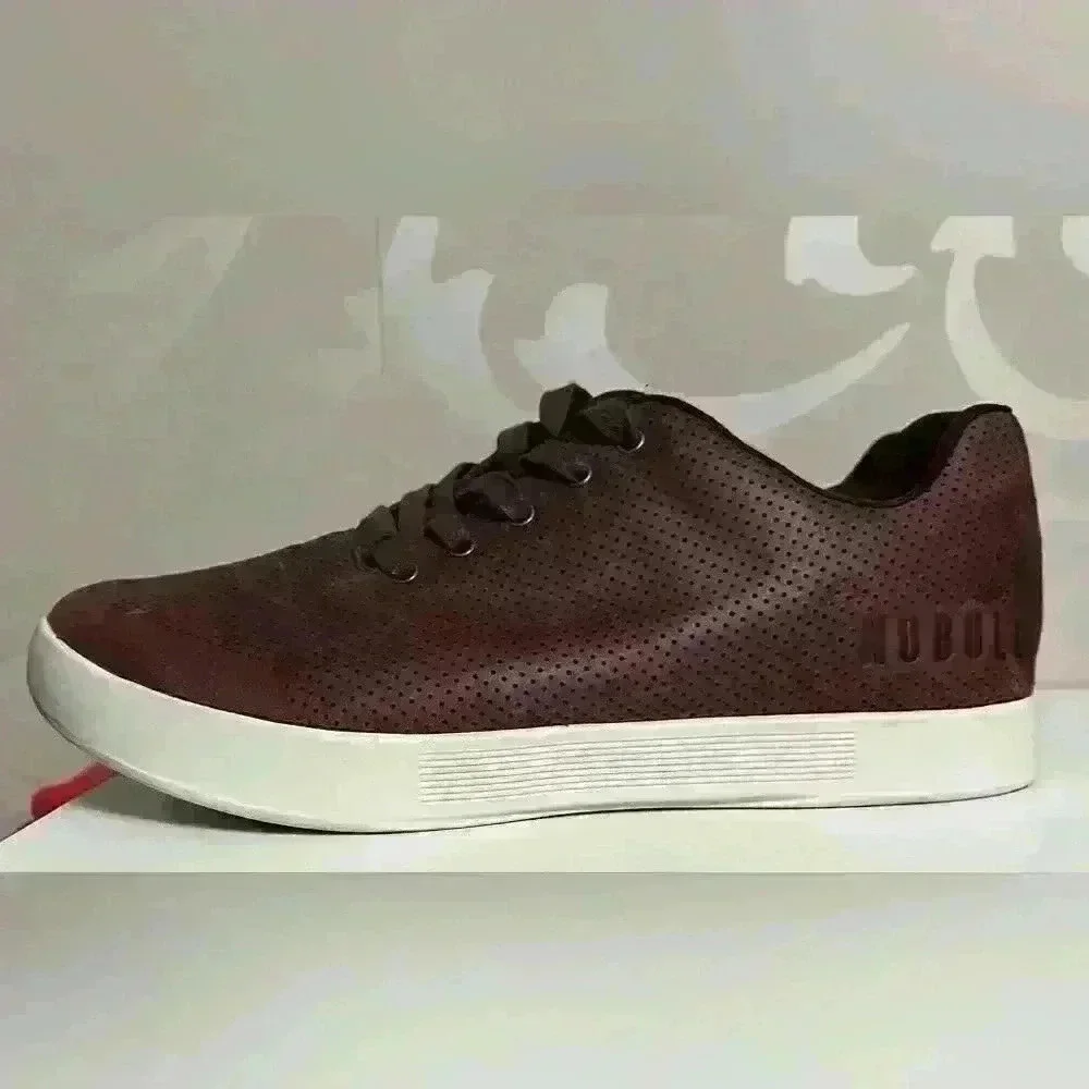 NOBULL BURGUNDY LEATHER TRAINER (unisex) Men’s Size 8, Women’s Size 9.5